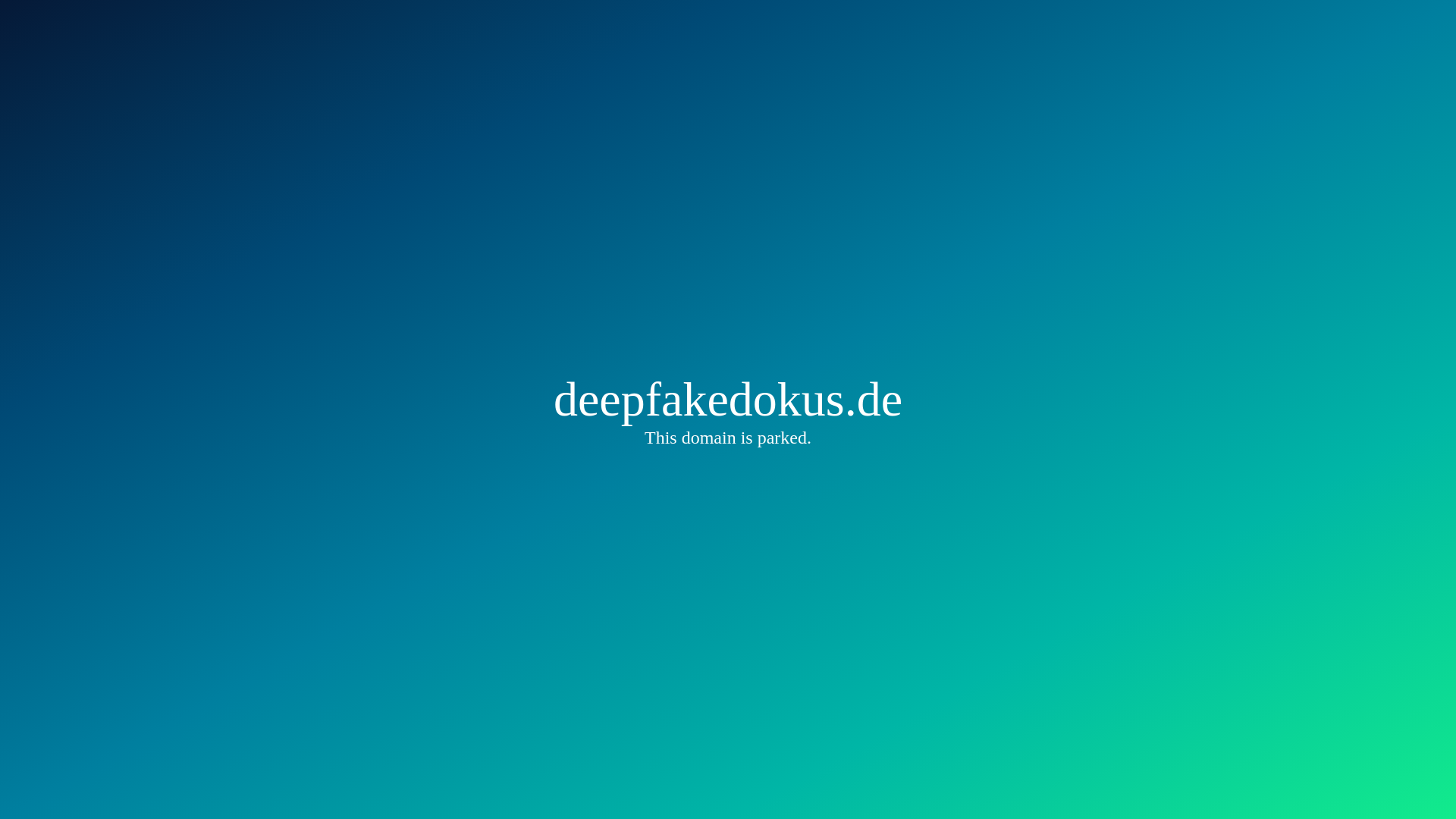 website screenshot of https://deepfake-dokus.de/
