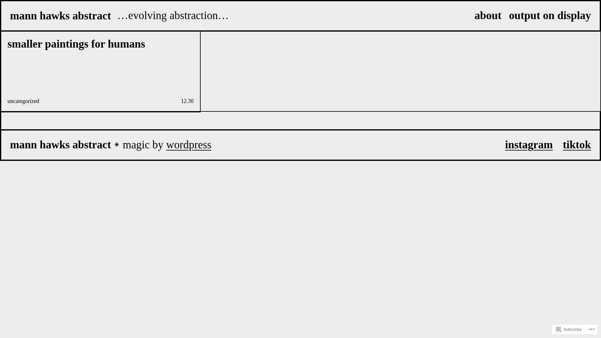 website screenshot of https://mannhawks.shop/
