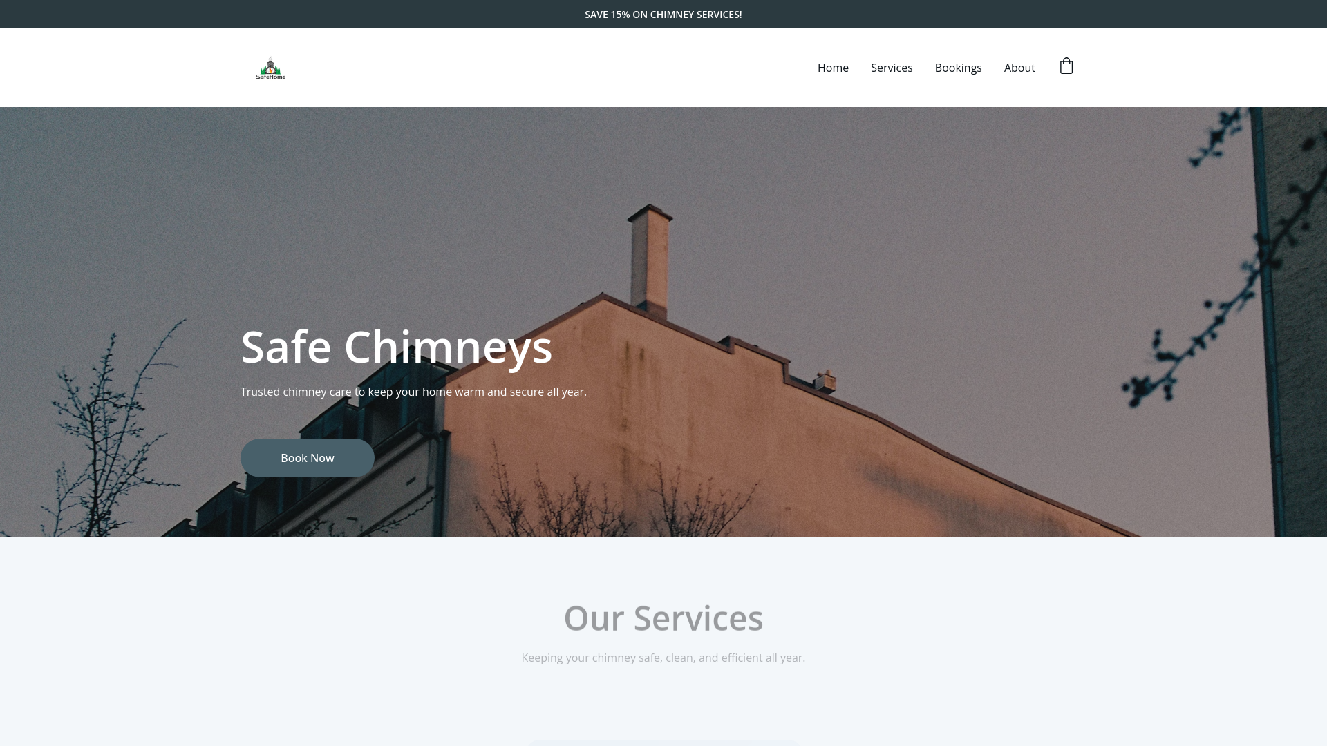 website screenshot of https://chimneysweepnetwork.us/