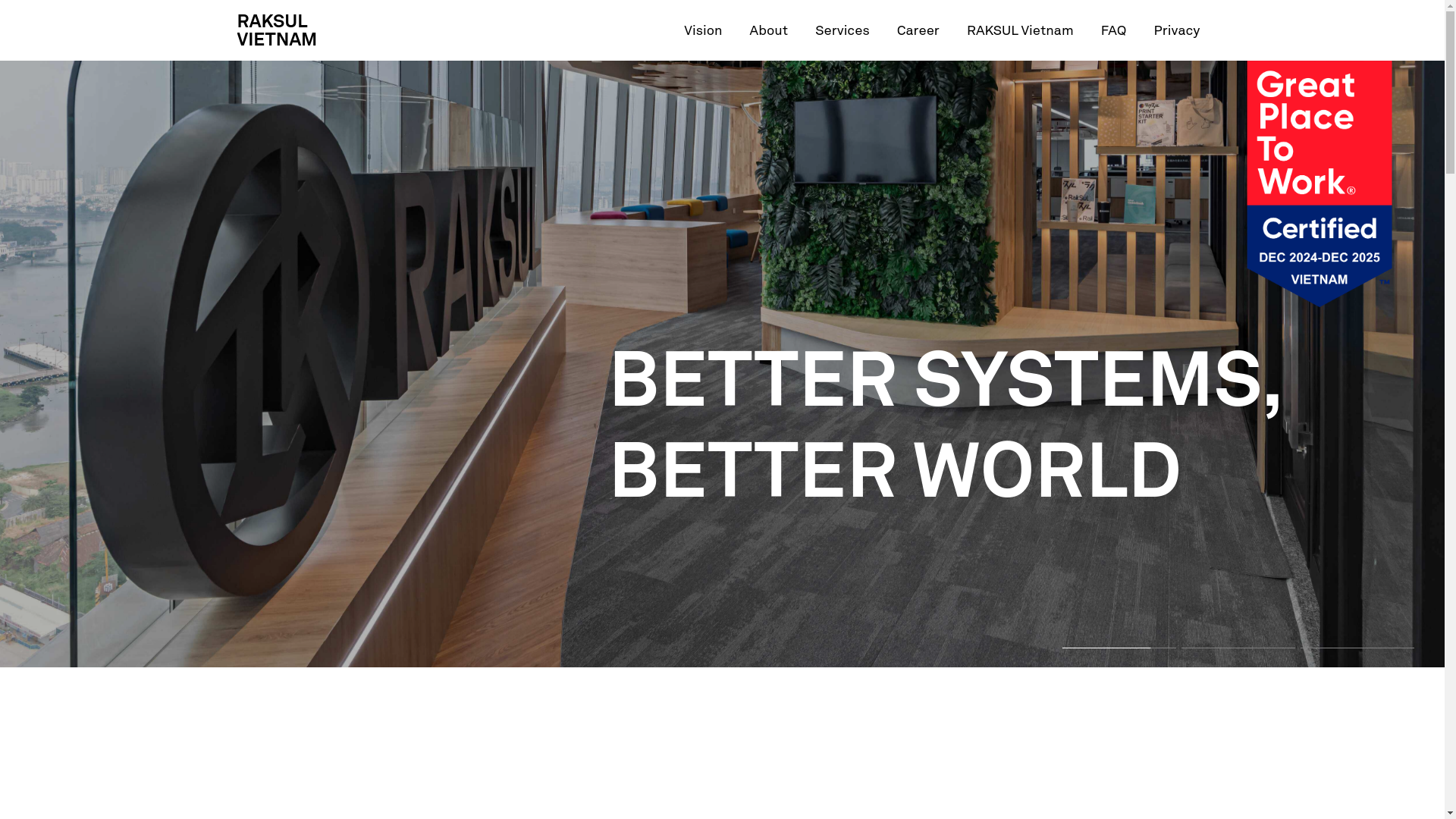website screenshot of https://raksulvn-recruit.pages.dev/