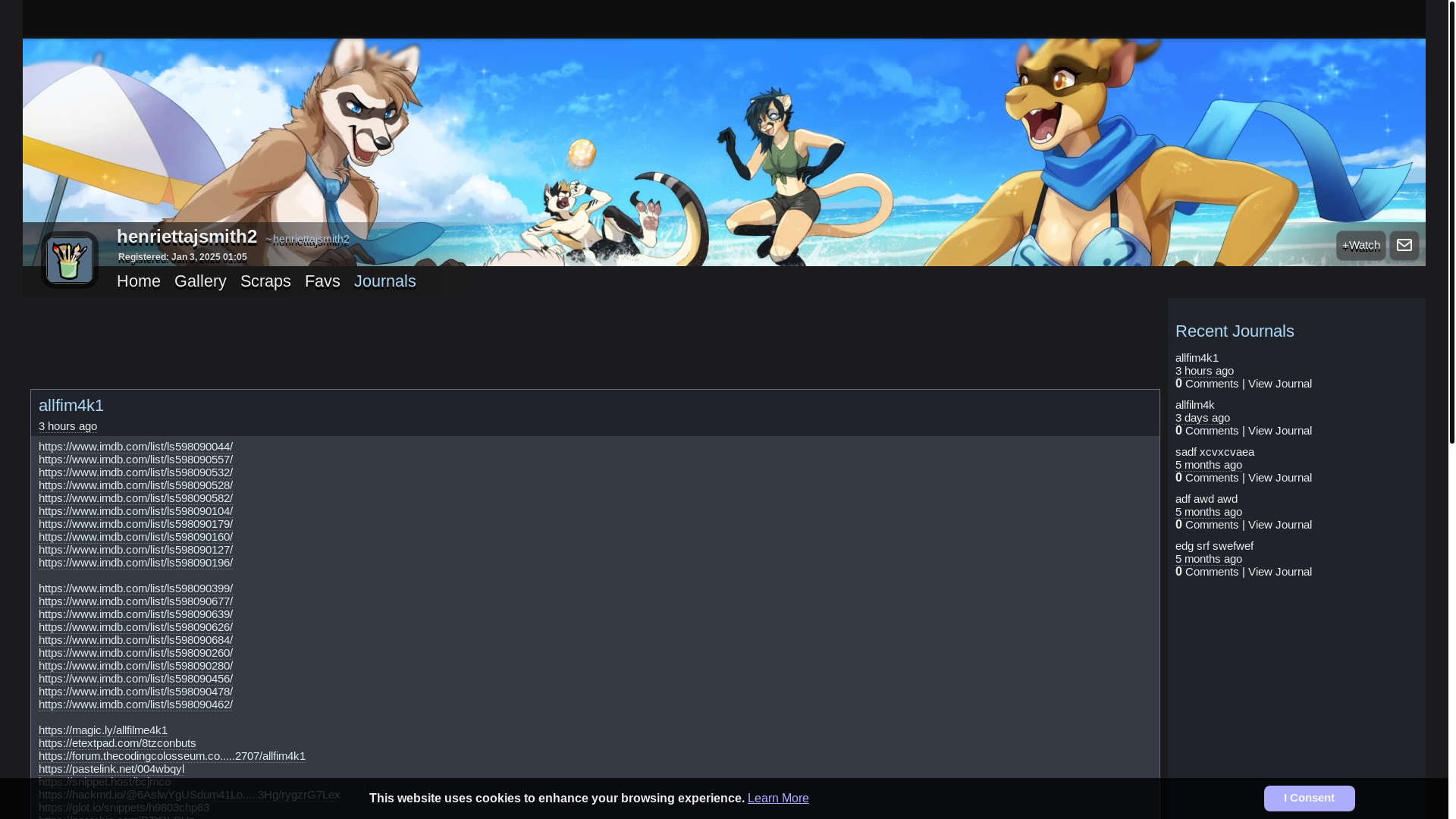 website screenshot of https://www.furaffinity.net/journal/11178338/