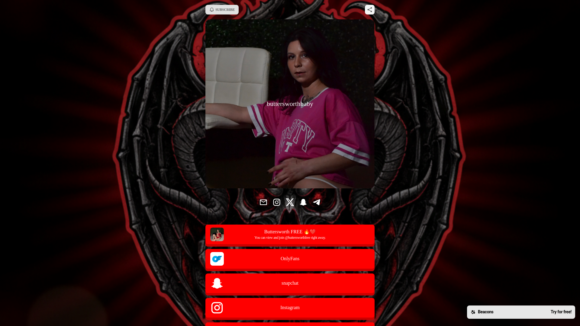 website screenshot of https://buttersworthbaby.com