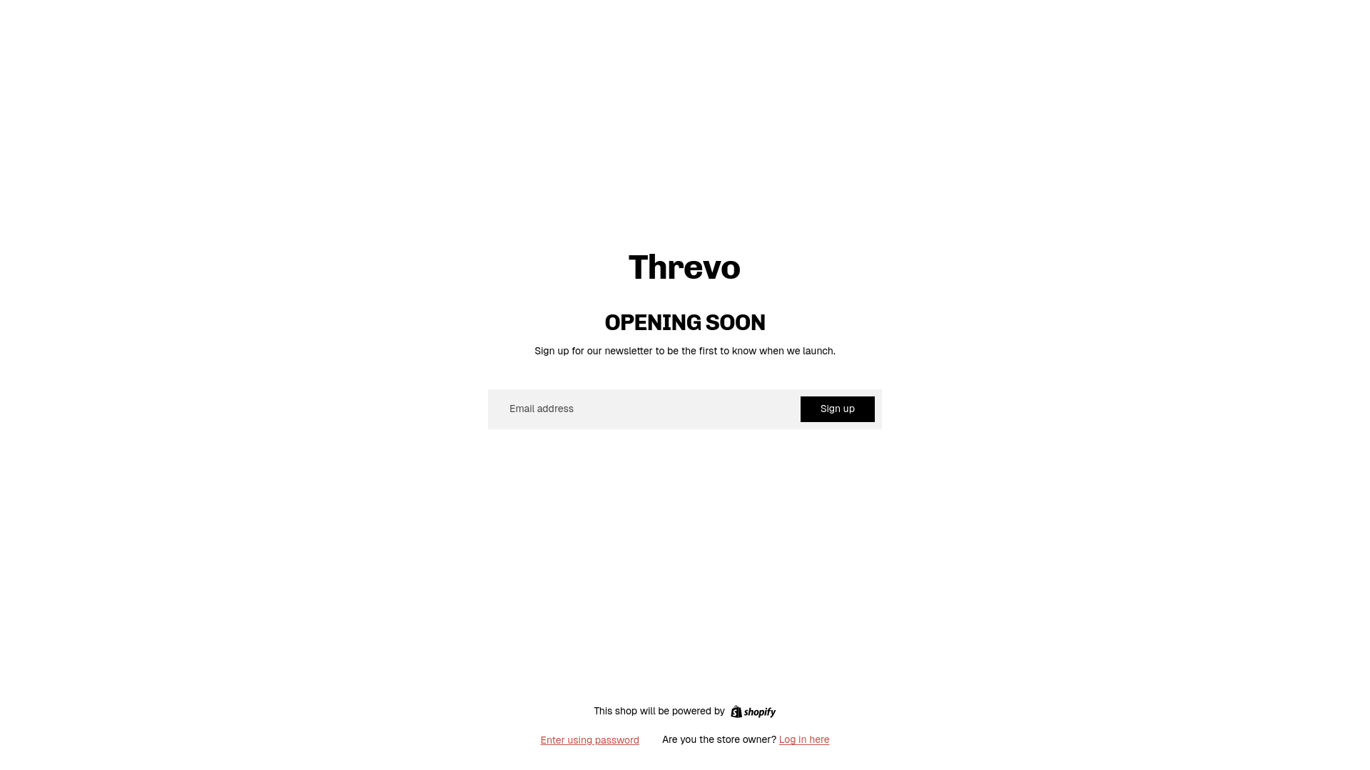 website screenshot of https://threvocreations.co.in/