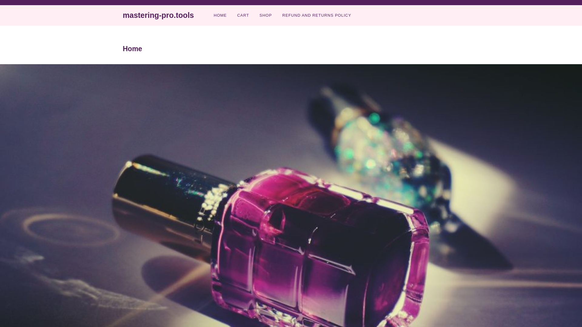 website screenshot of https://mastering-pro.tools/