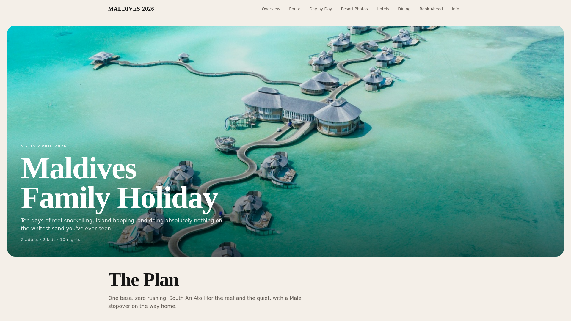 website screenshot of https://maldives-2026.pages.dev/