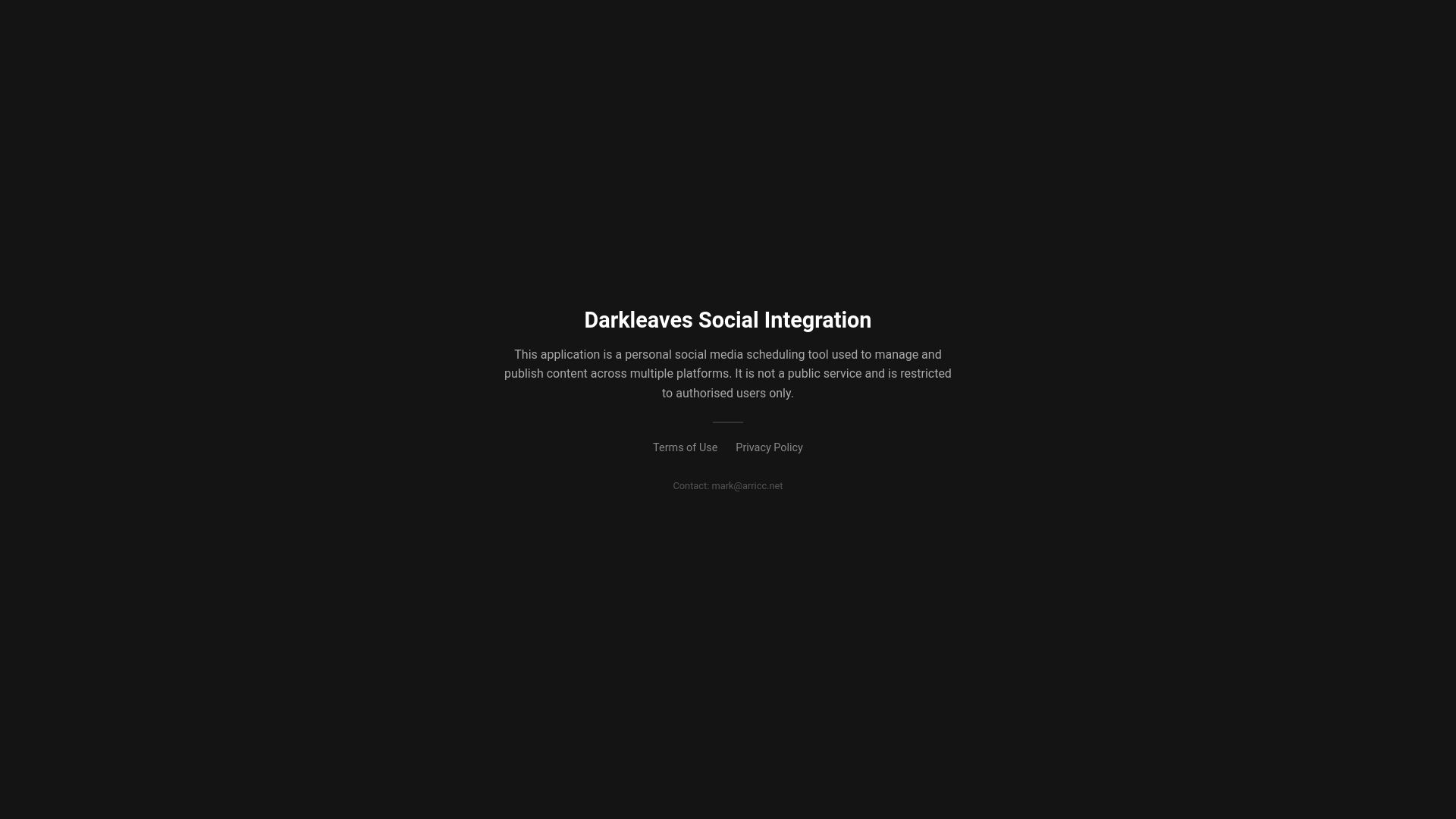 website screenshot of https://socials-darkleaves.pages.dev/