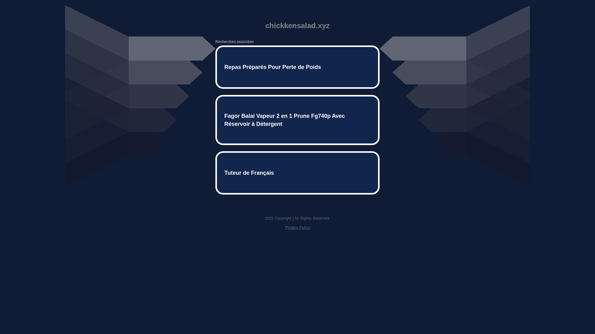 website screenshot of https://chickkensalad.xyz/