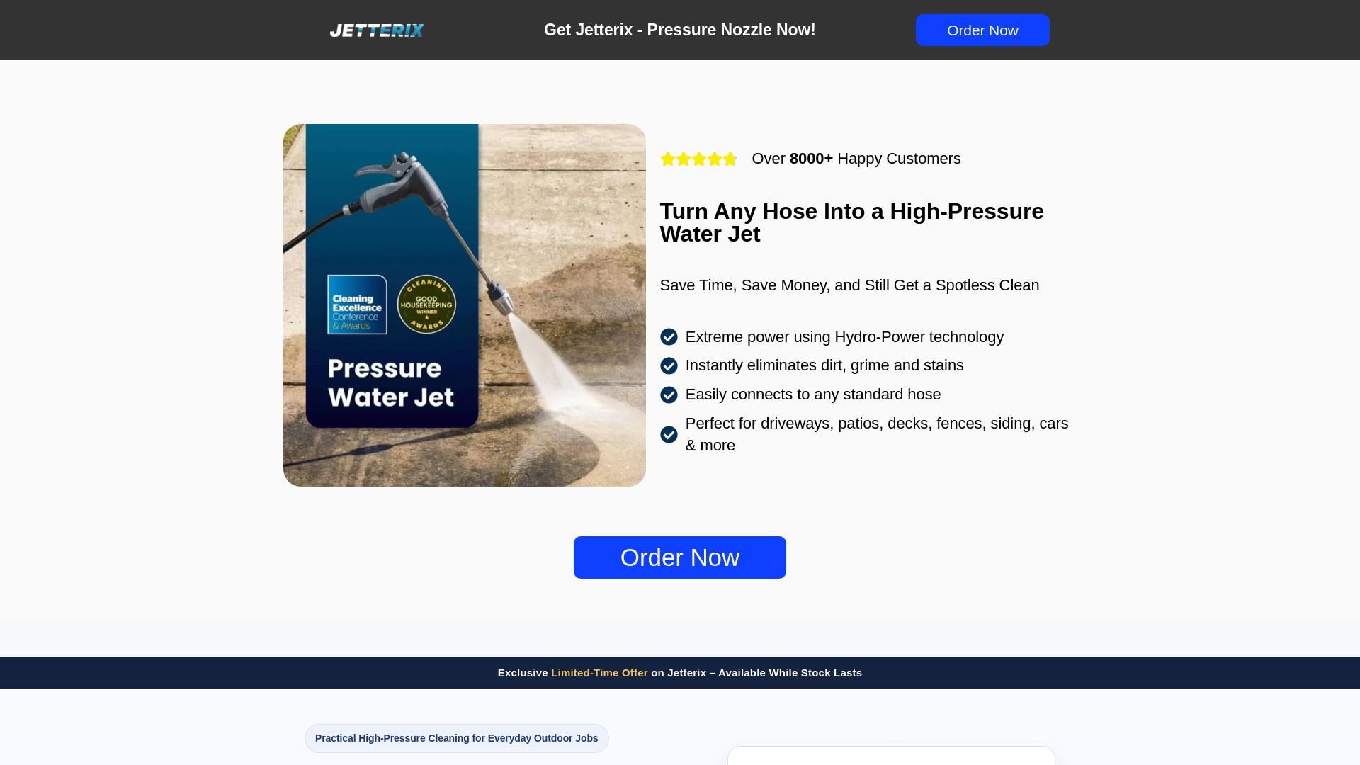 website screenshot of https://jetterix.co.uk/