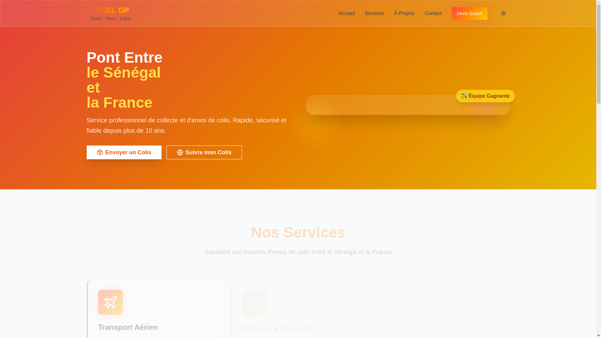 website screenshot of https://kanelgp.com/
