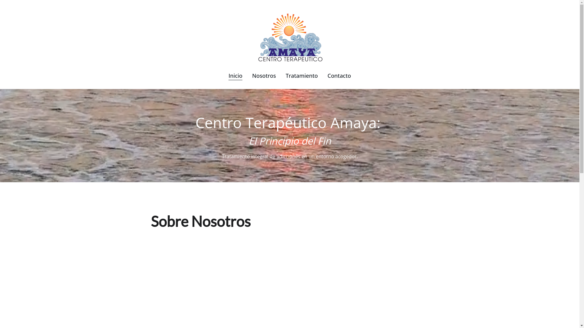 website screenshot of https://centroterapeuticoamaya.com/