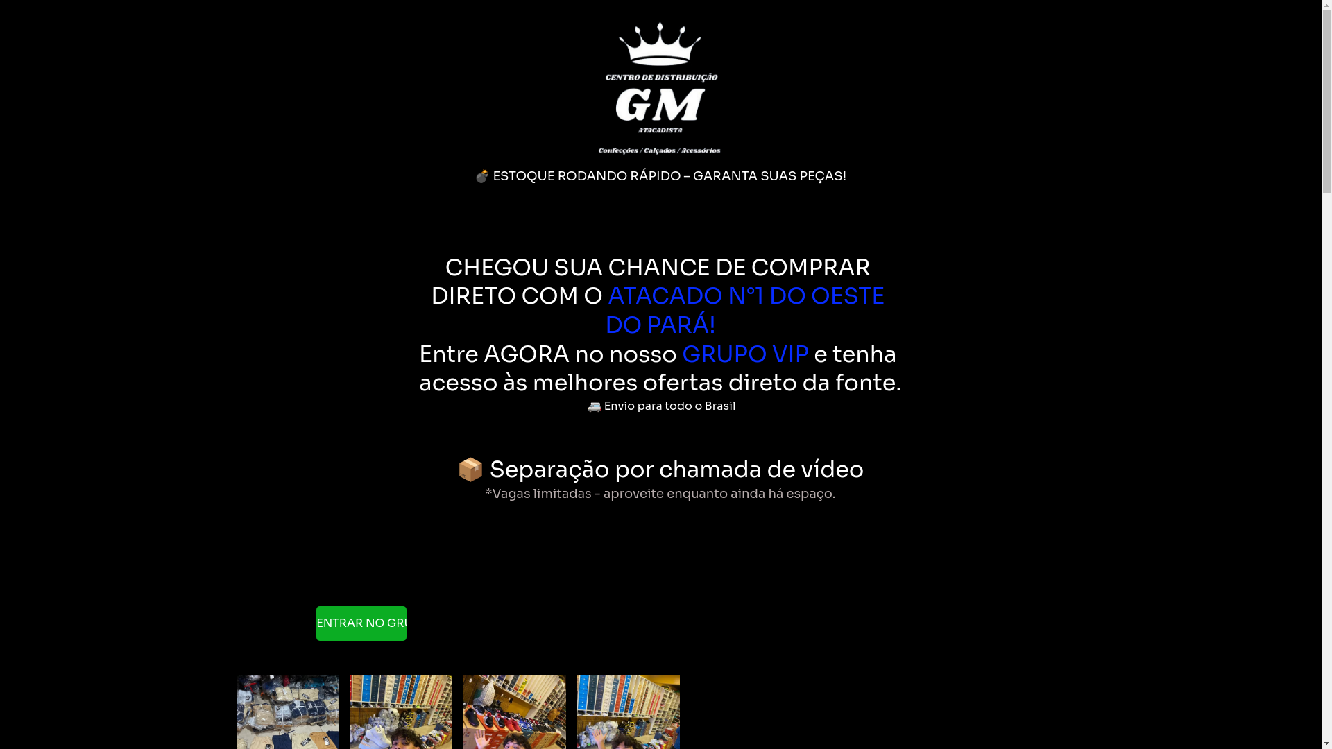 website screenshot of https://gmatacadista.shop/