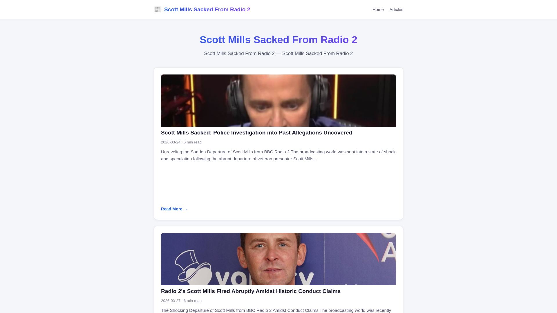 website screenshot of https://scott-mills-sacked-from-radio-2.pages.dev/