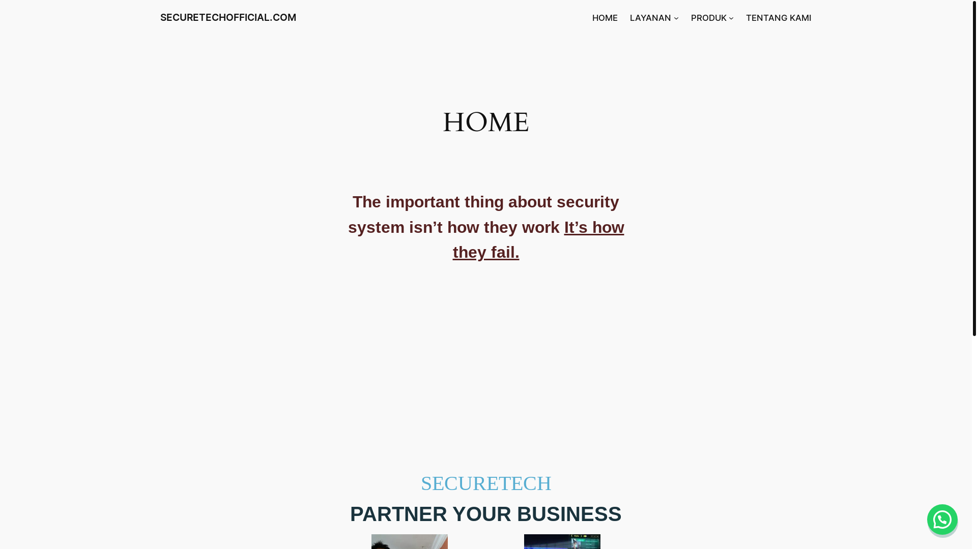 website screenshot of https://securetechoffice.com/