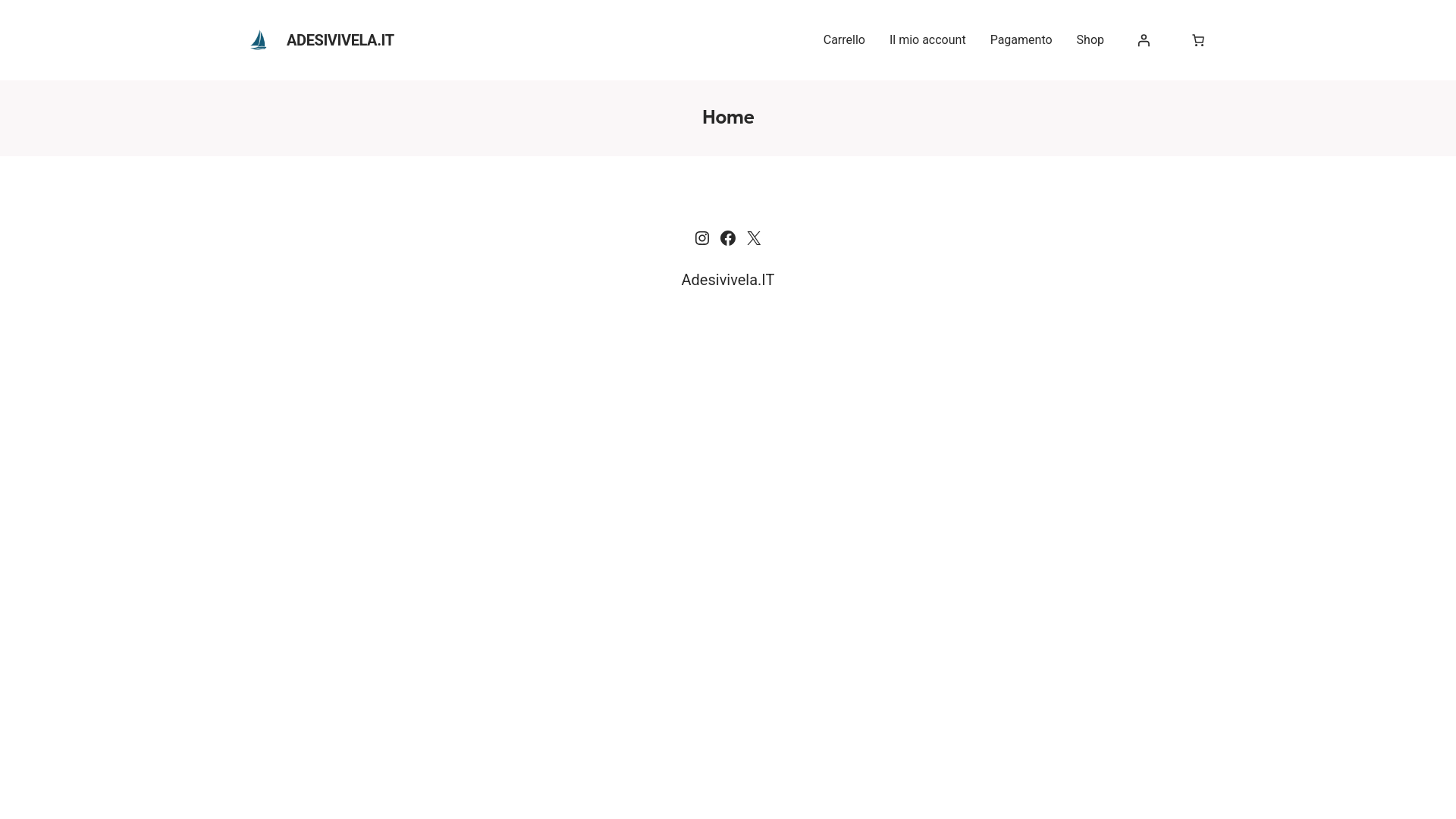 website screenshot of https://adesivivela.it
