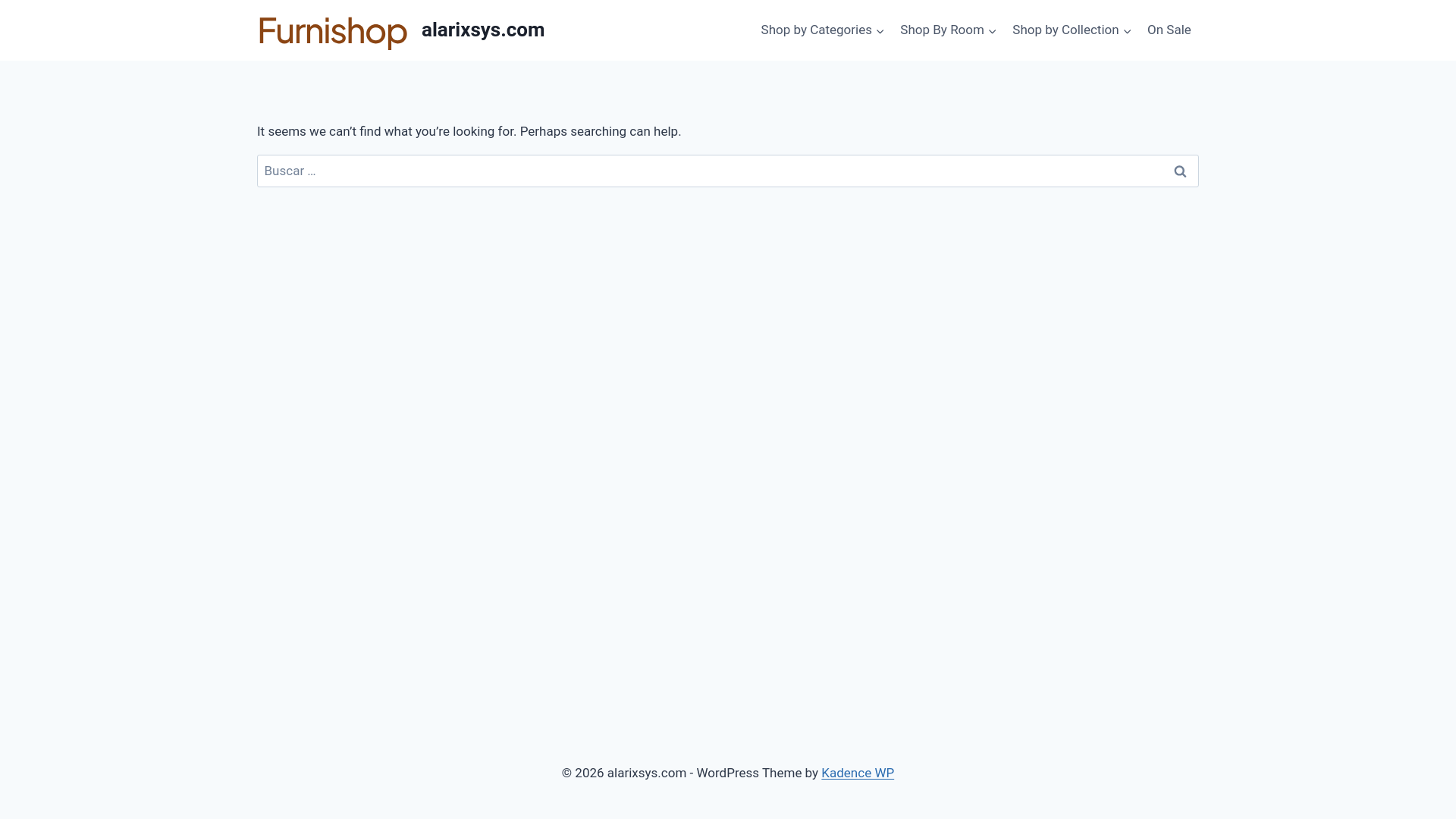 website screenshot of https://alarixsys.com/