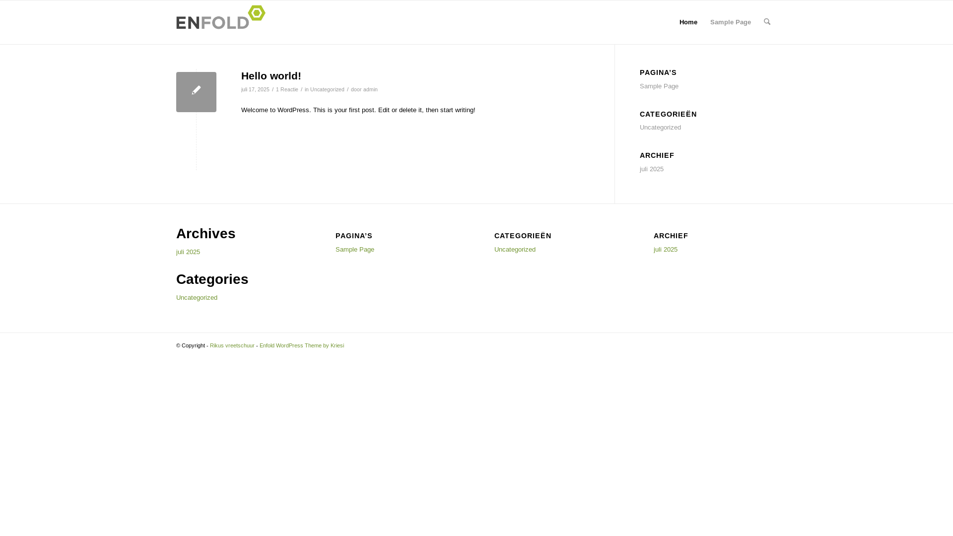 website screenshot of https://rikusvreetschuur.nl/