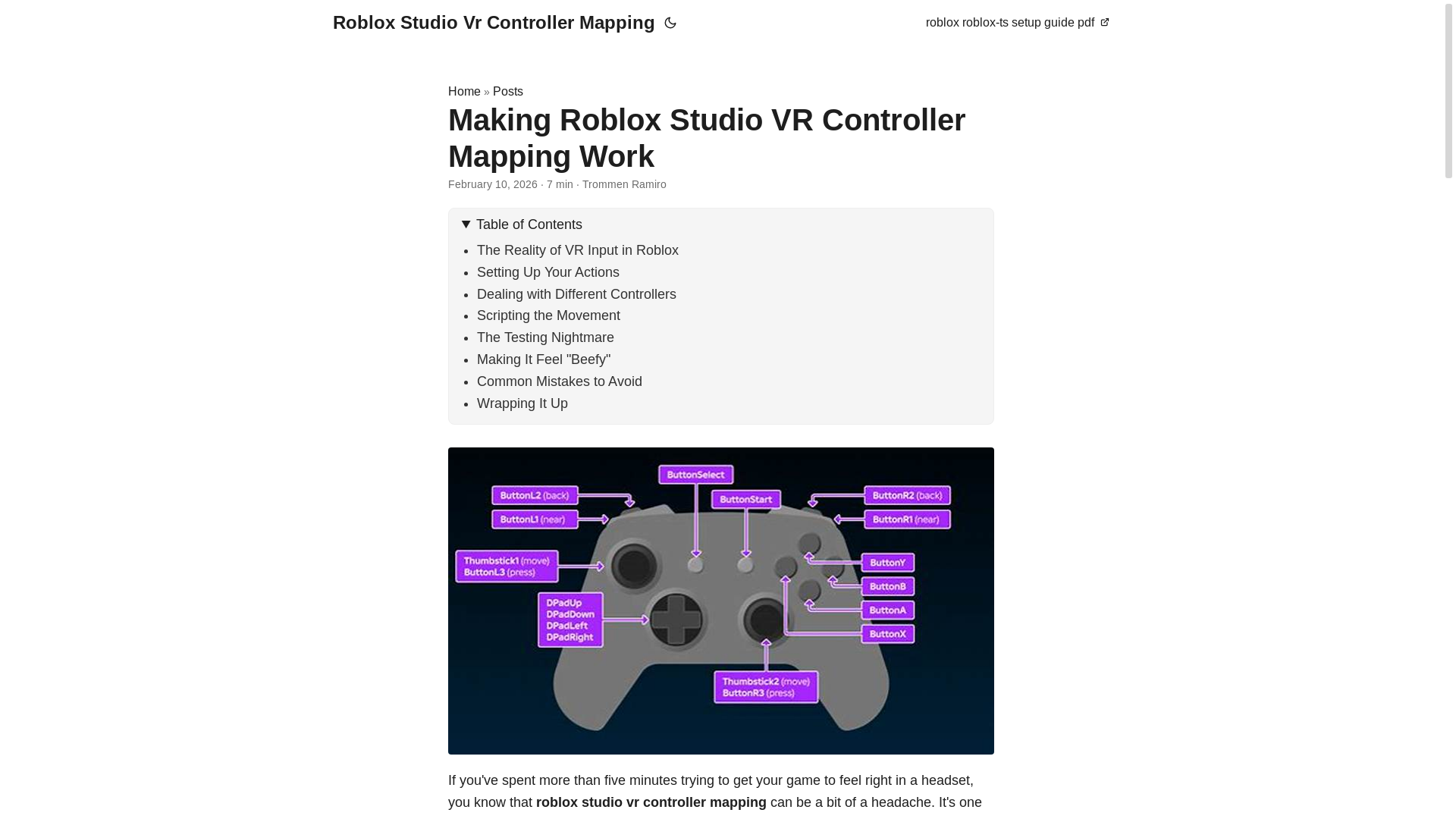 website screenshot of https://roblox-studio-vr-controller-mapping.pages.dev/