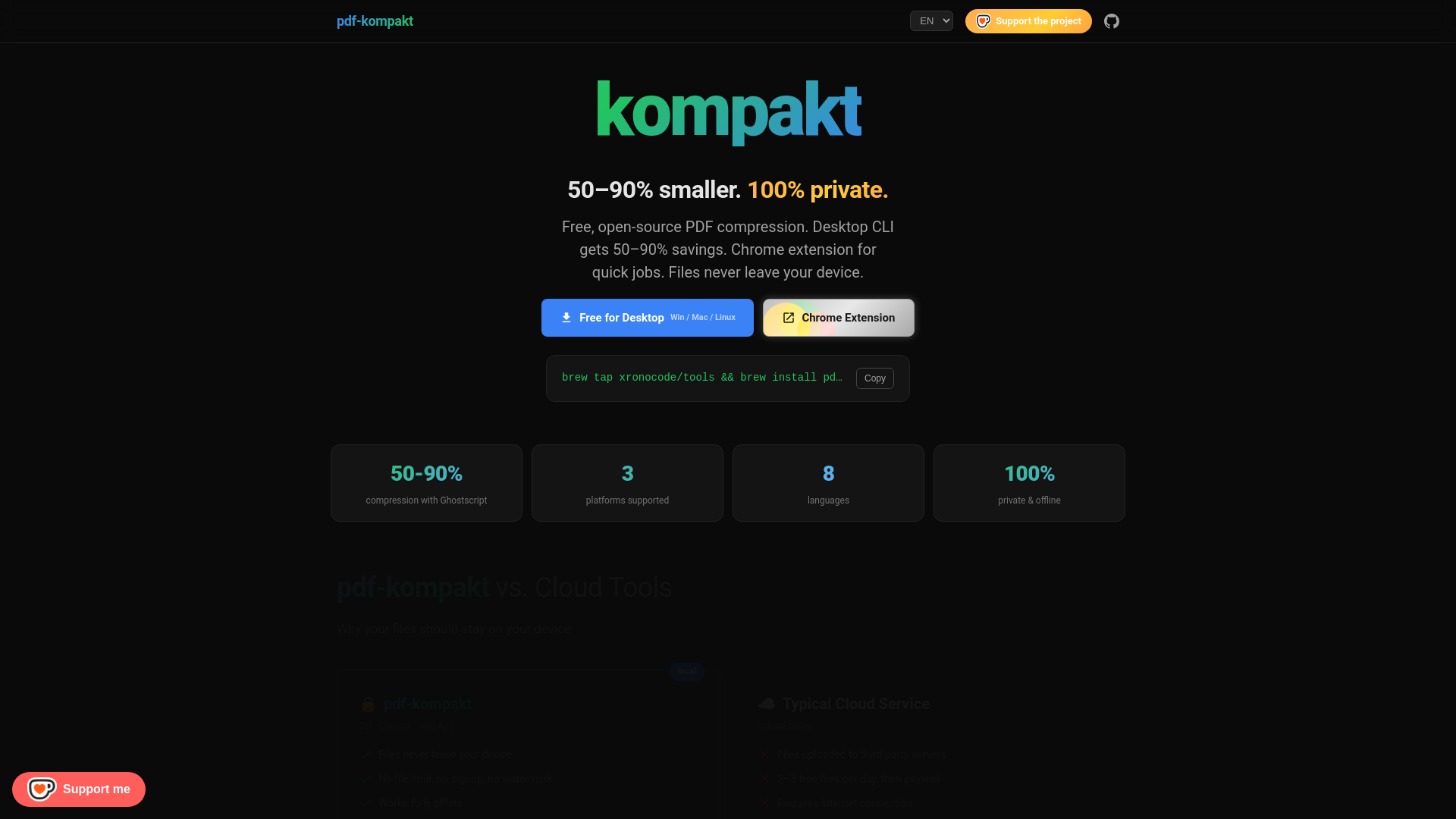 website screenshot of https://xronocode.com/