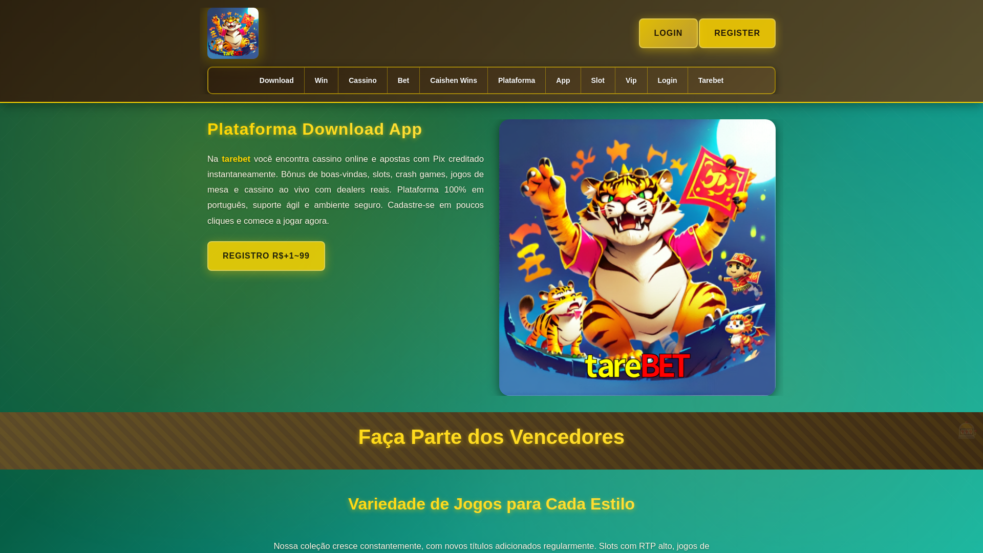 website screenshot of https://tarebetl.com