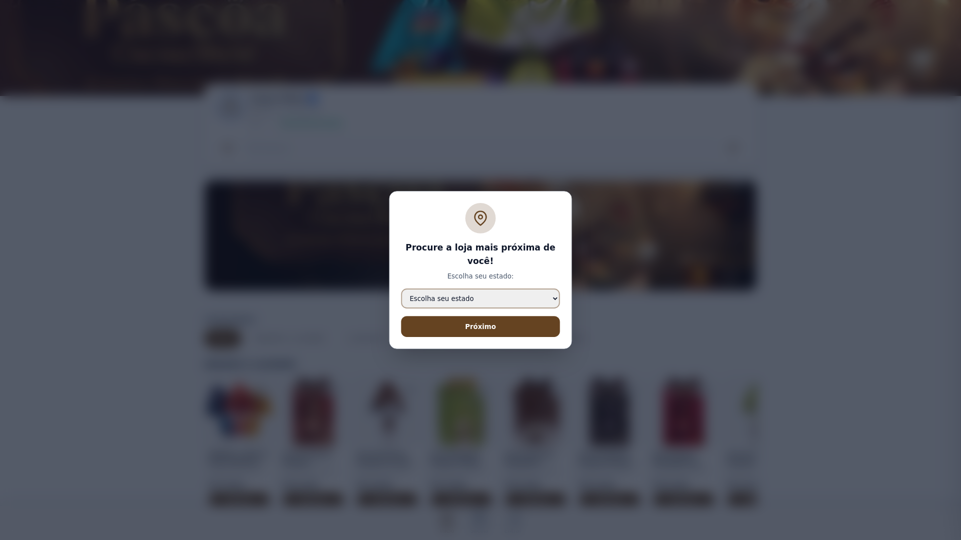 website screenshot of https://ovosdacacau.shop/