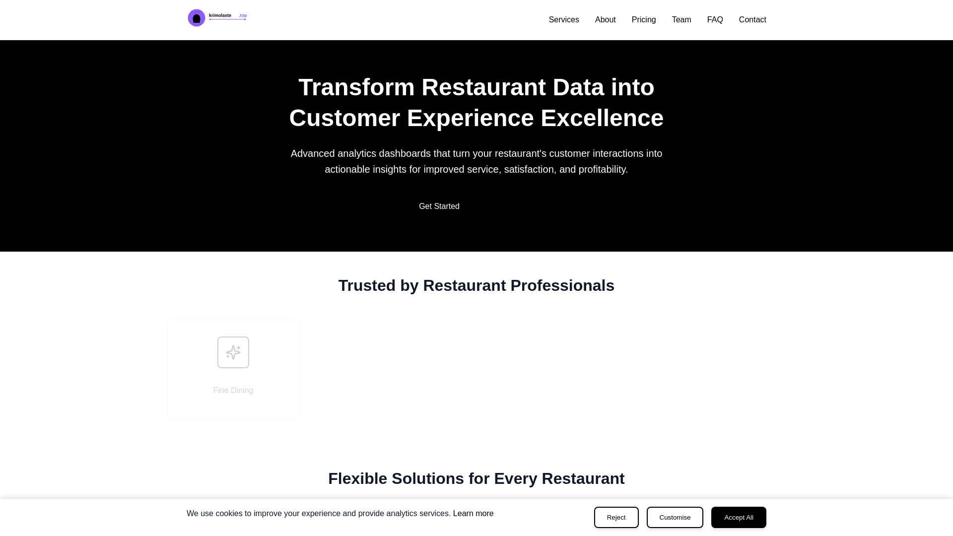 website screenshot of https://krimolaste.top