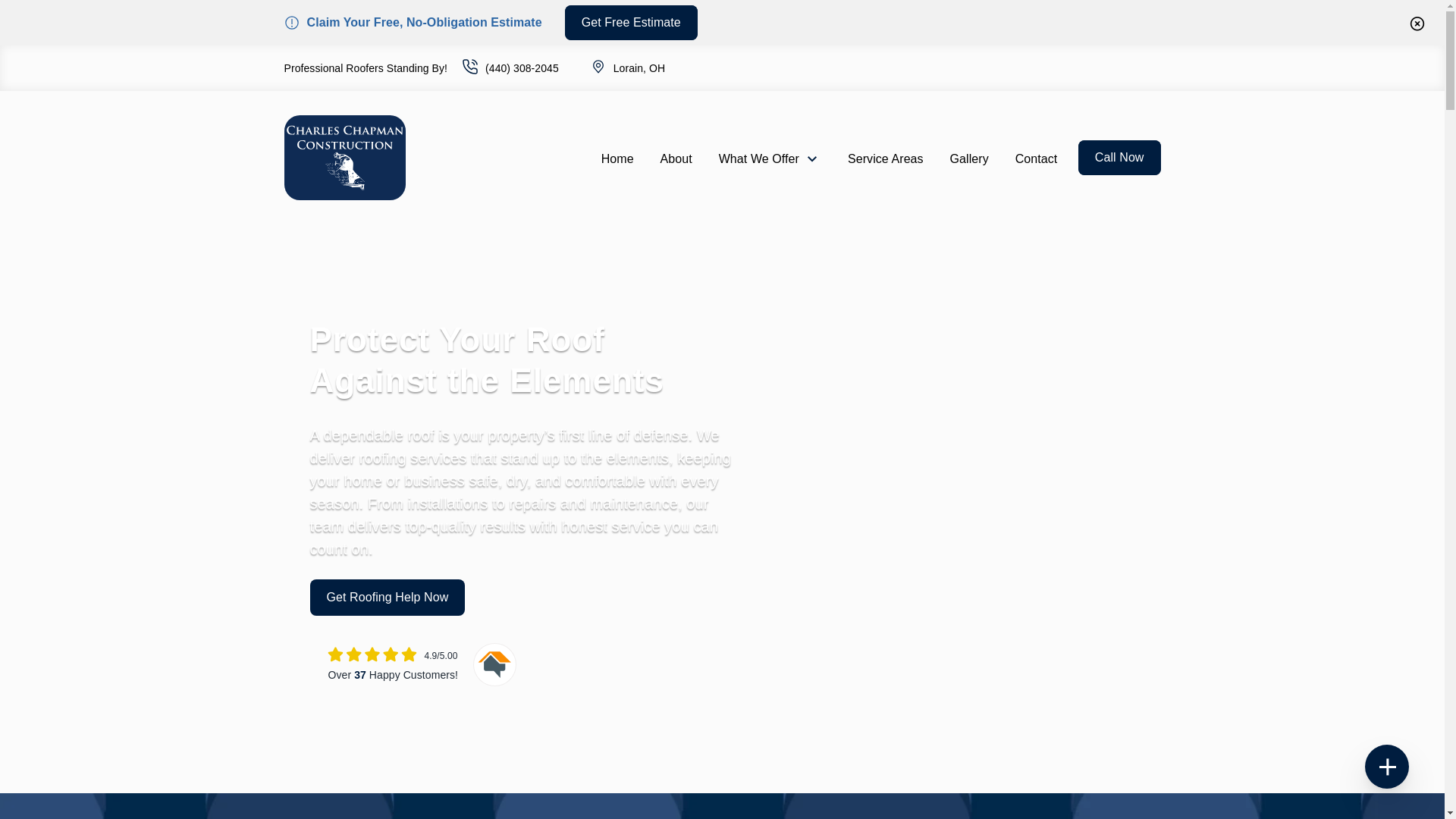 website screenshot of https://charleschapmanconstructionllc.com/