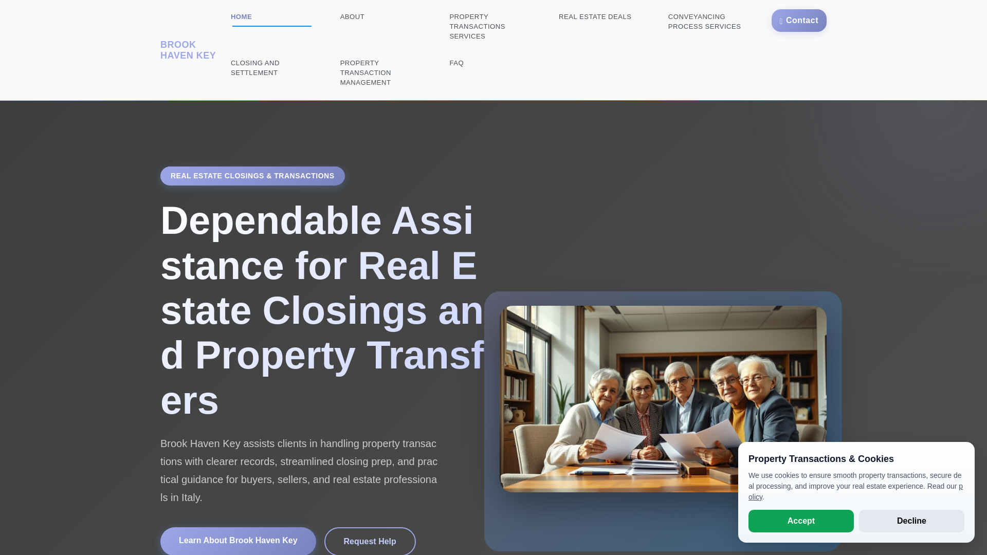 website screenshot of https://brookhavenkey.xyz/
