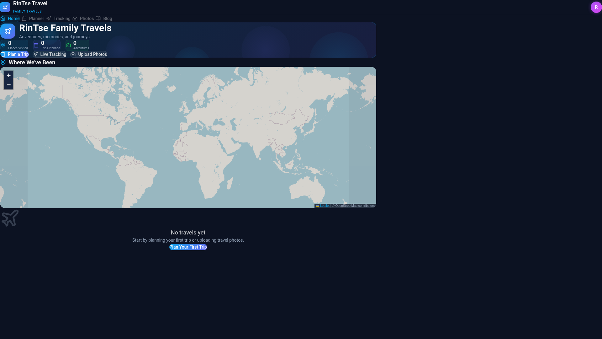 website screenshot of https://rintse-travel.pages.dev/