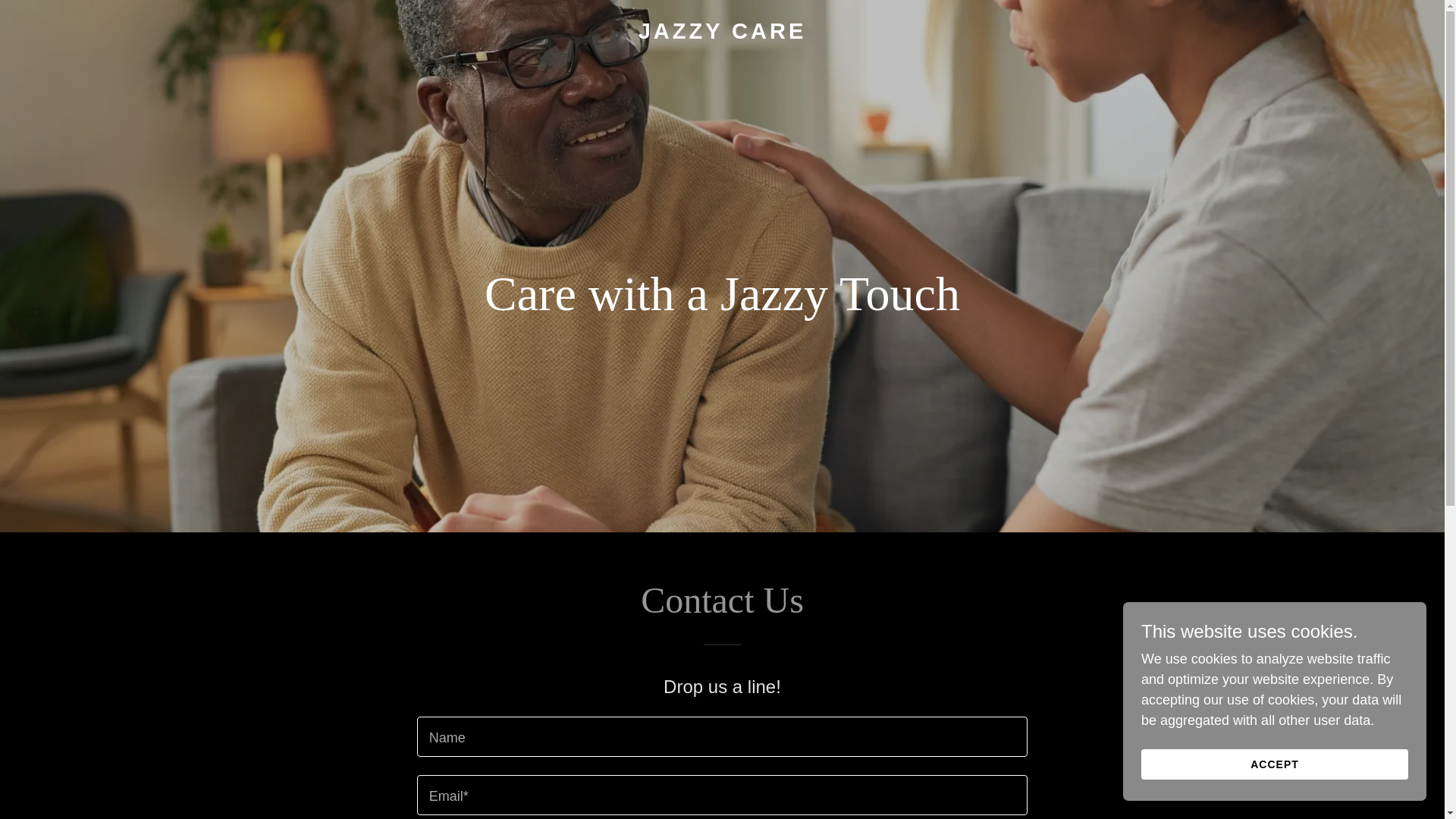 website screenshot of https://myjazzycare.com/