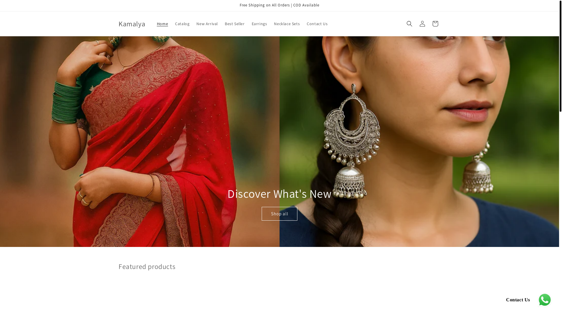 website screenshot of https://kamalya.in/