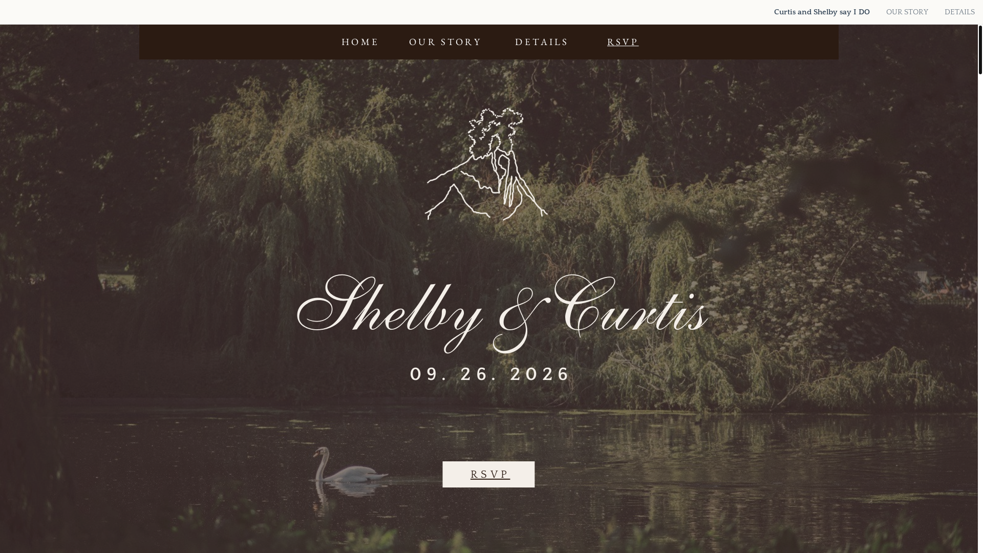 website screenshot of https://curtisandshelbyforever.com/