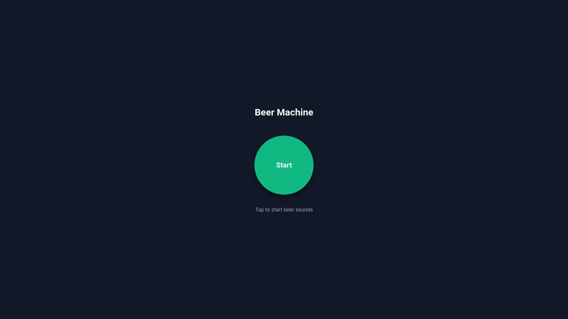 website screenshot of https://beersoundmachine.com/