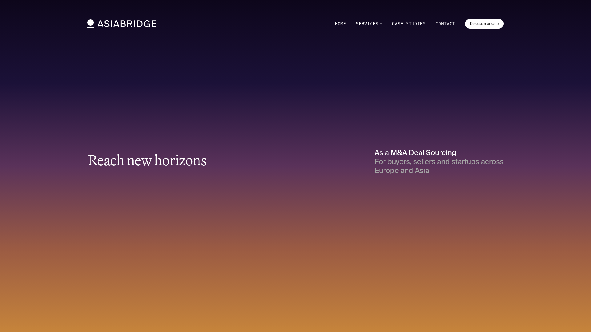 website screenshot of https://asiabridge-partners.co/