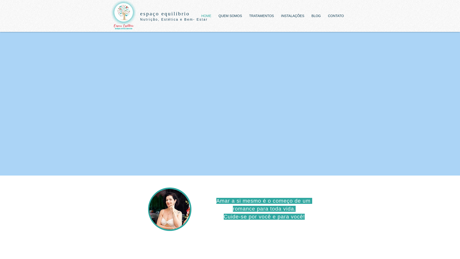 website screenshot of https://espacoequilibrioficial.com.br