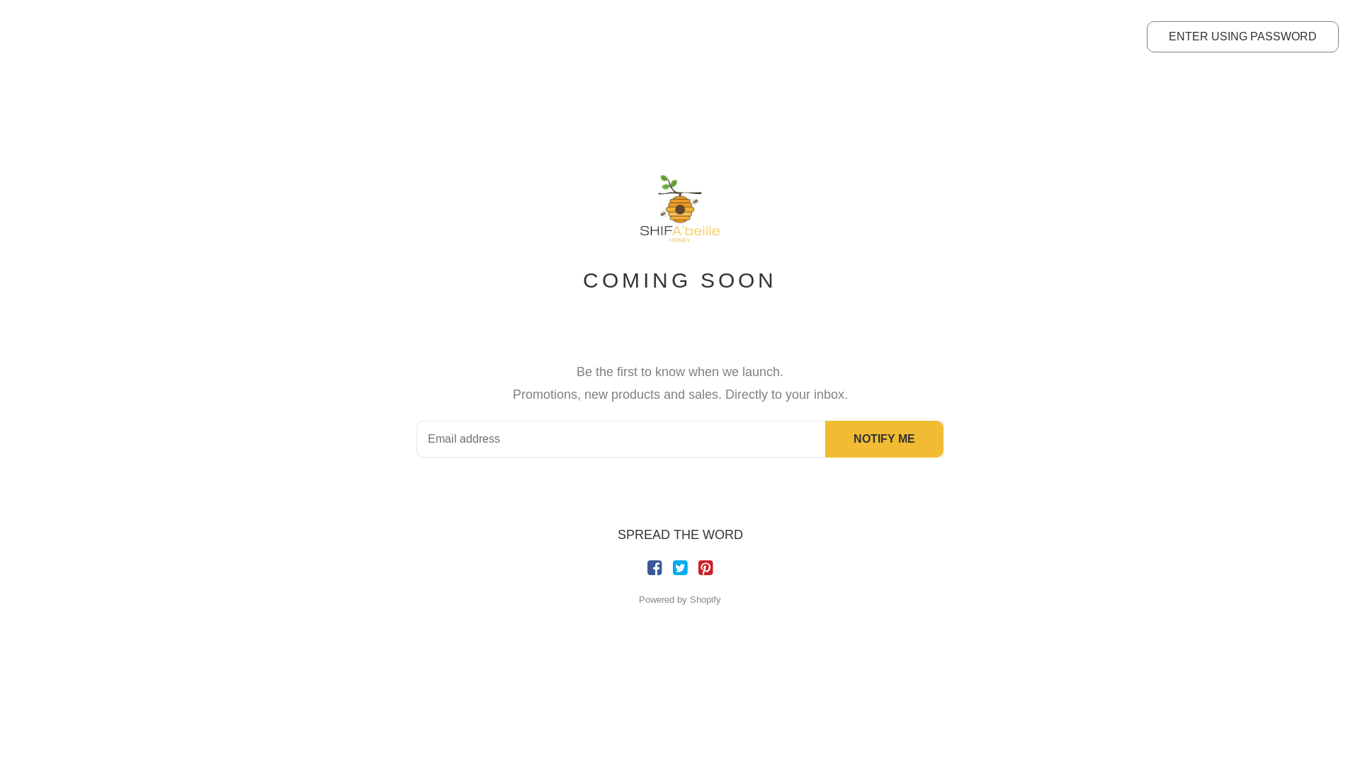 website screenshot of https://shifabeille.com/