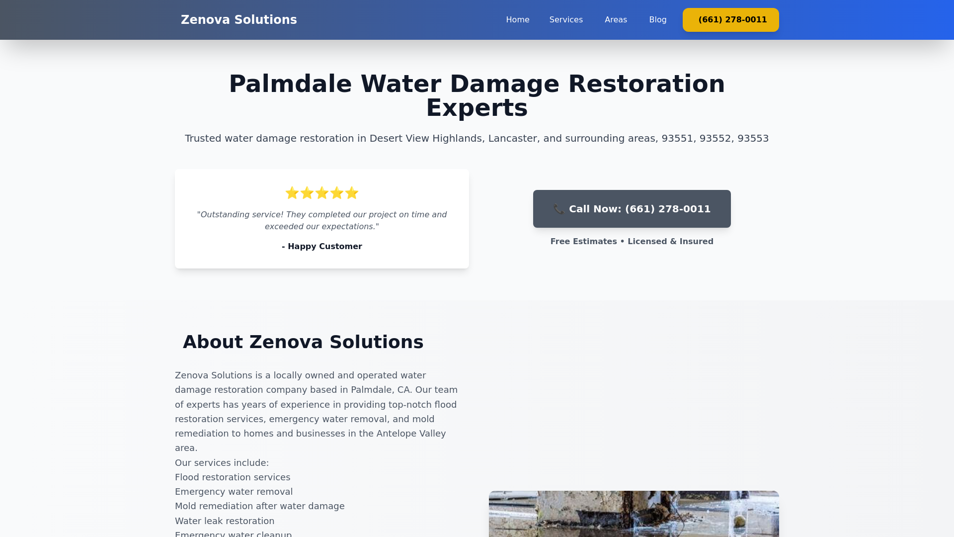 website screenshot of https://zenovasolutions.pages.dev/