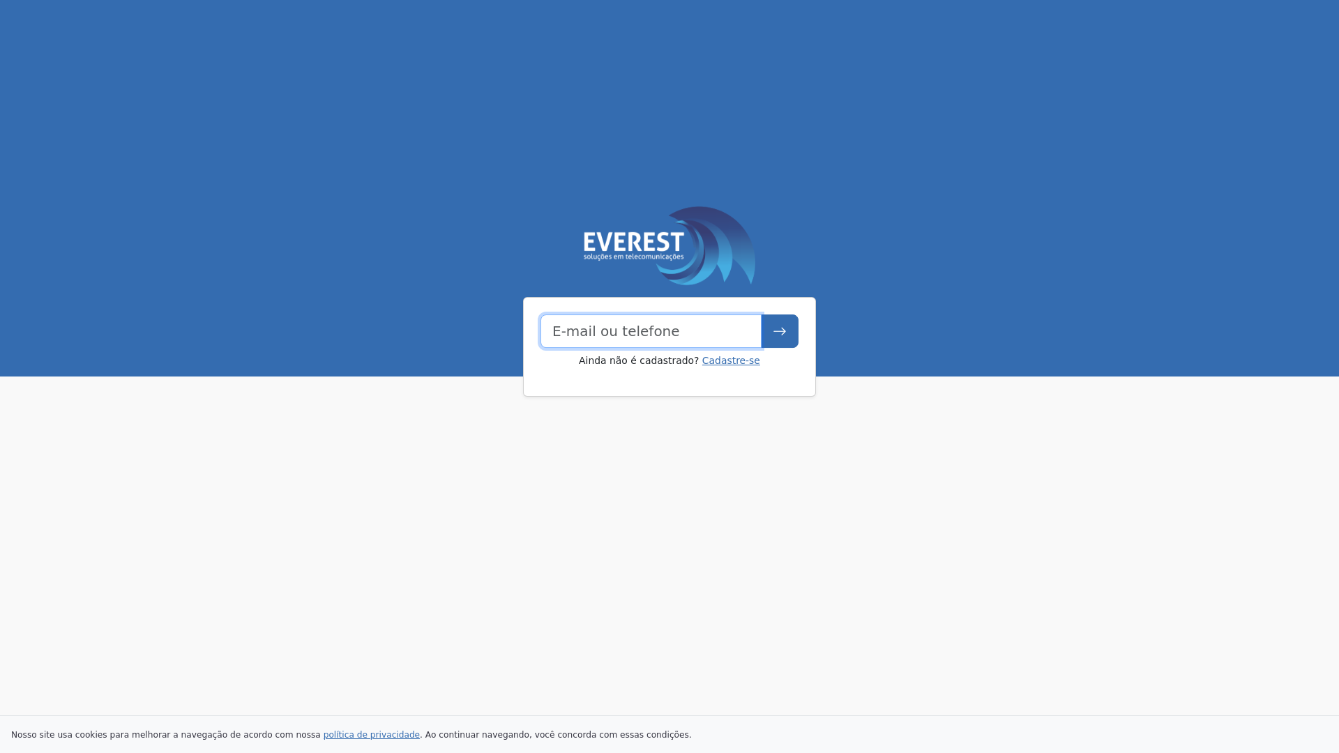 website screenshot of https://everoip.com.br/
