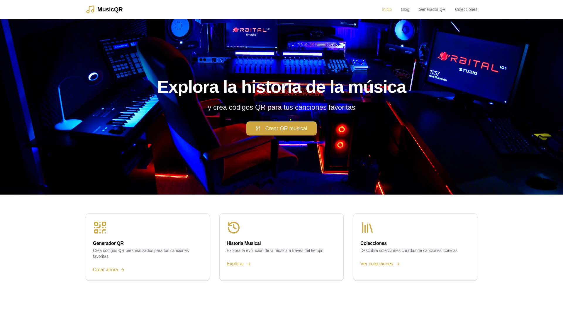 website screenshot of https://makinqr.com/