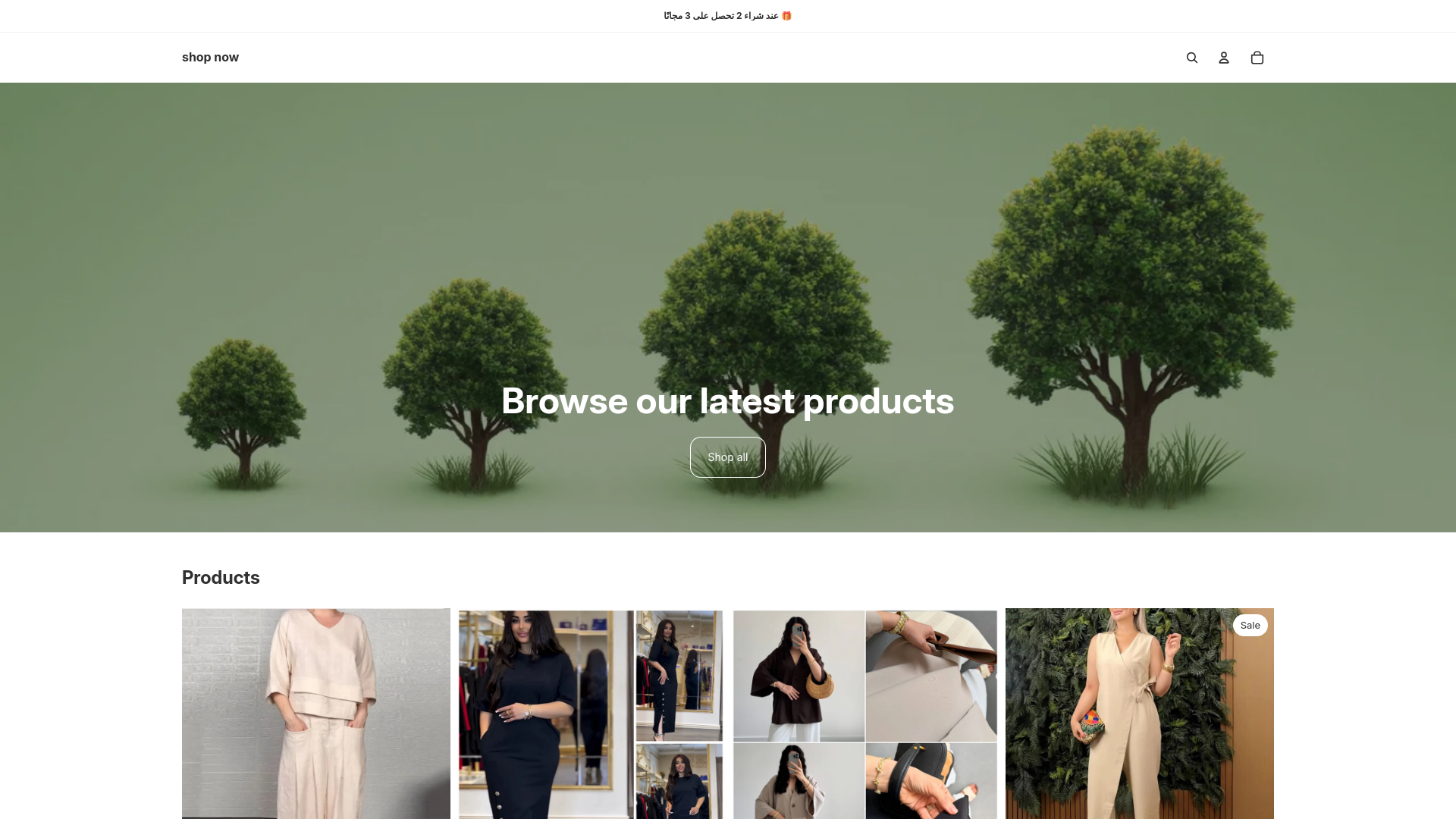 website screenshot of https://mambo-store.store/