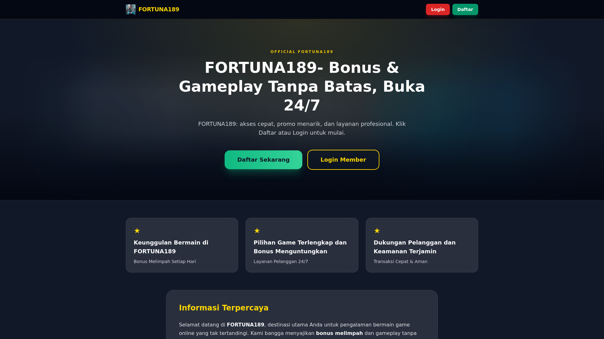 website screenshot of https://fortuna189-bonus-gameplay.pages.dev/