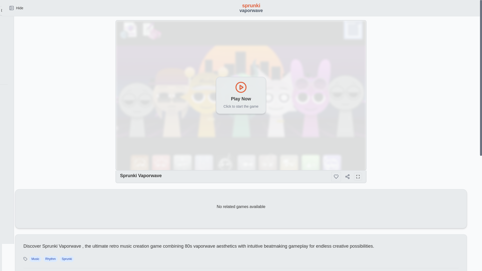 website screenshot of https://sprunkivaporwave-online.pages.dev/