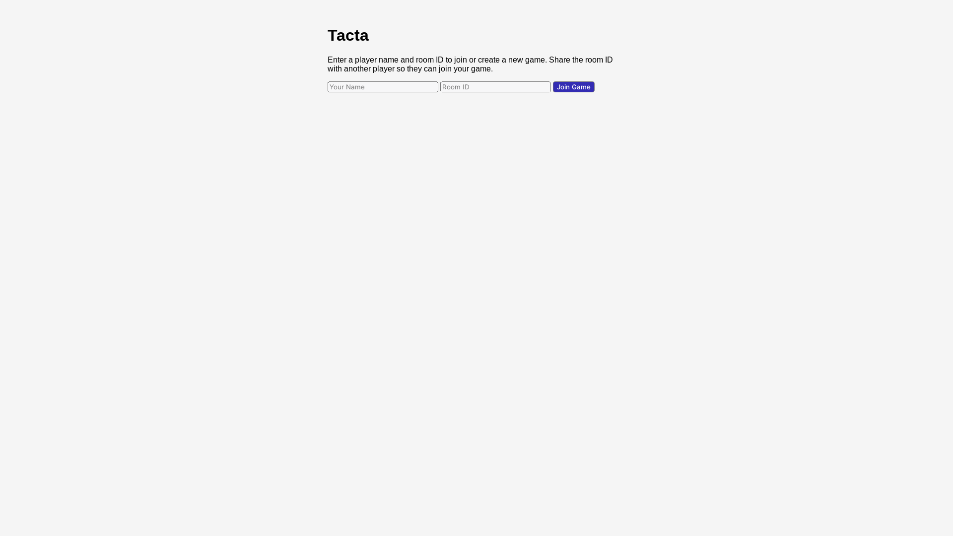 website screenshot of https://tacta.pages.dev/