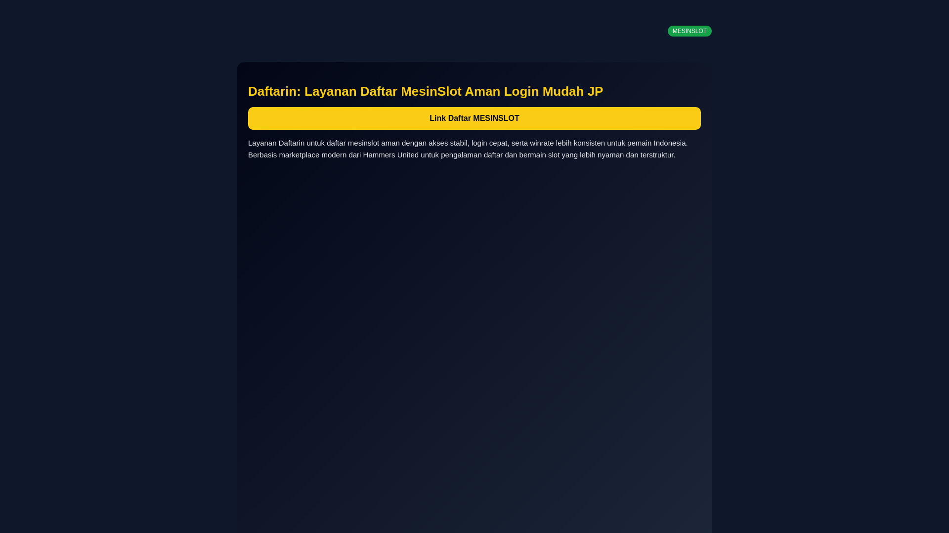website screenshot of https://slot-mesin.pages.dev/