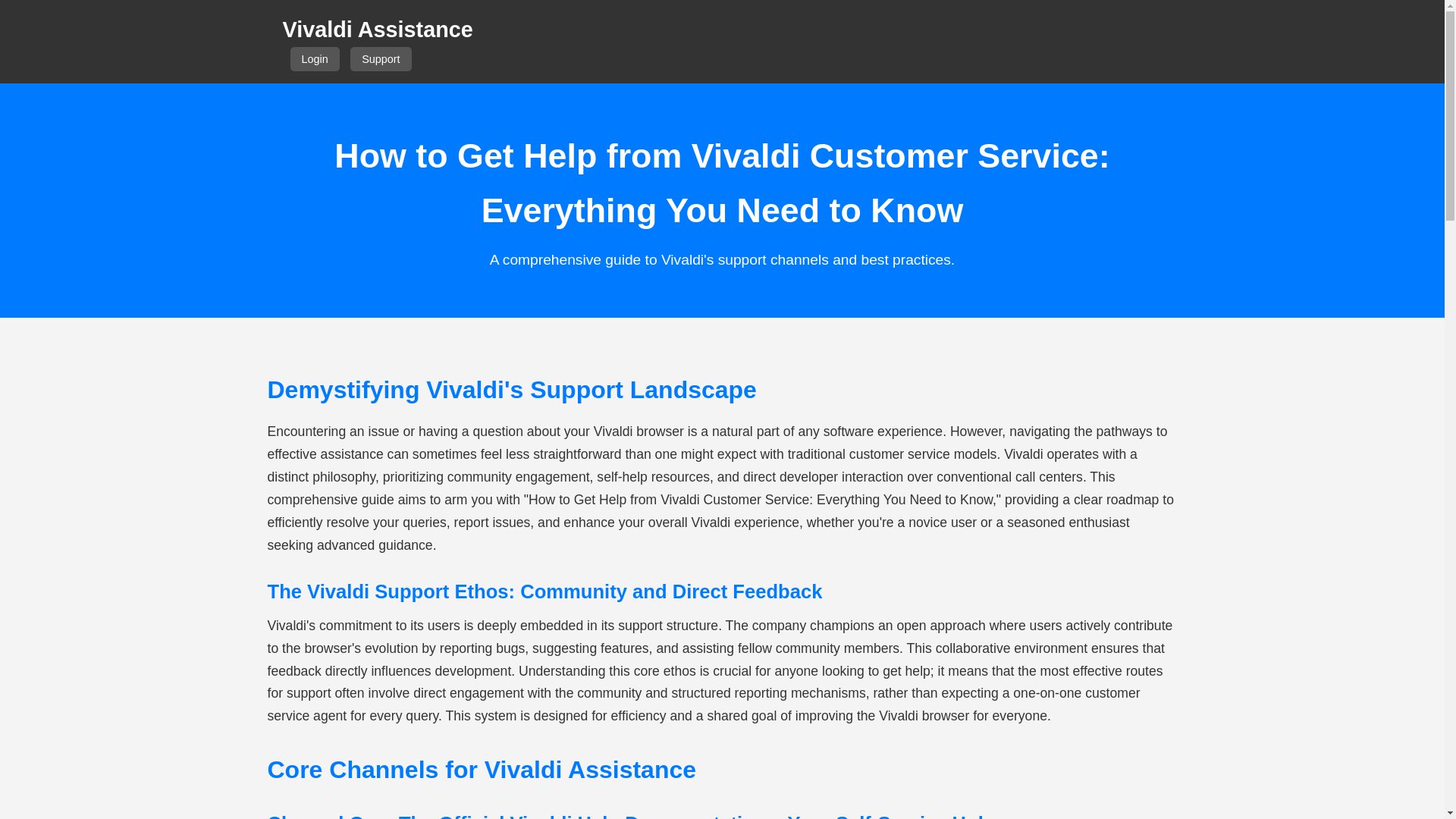 website screenshot of https://vivaldi-helps.pages.dev/