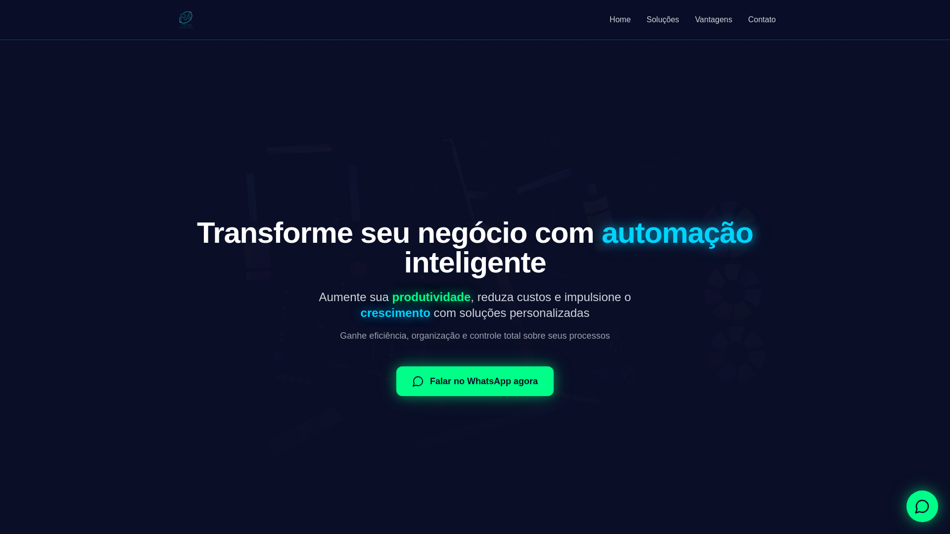 website screenshot of https://ratechsolutions.site