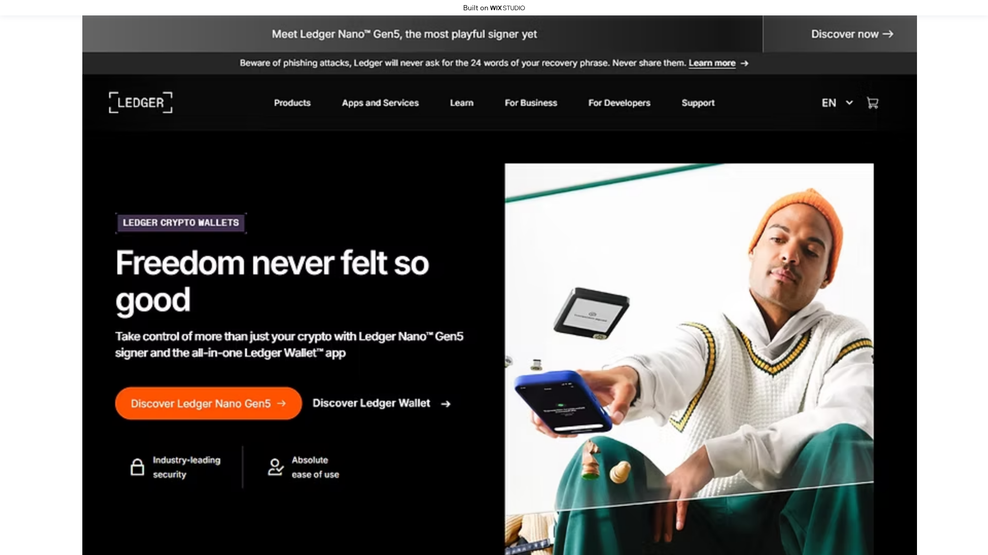 website screenshot of https://eng-ldgrliveapp.wixstudio.com/live-app