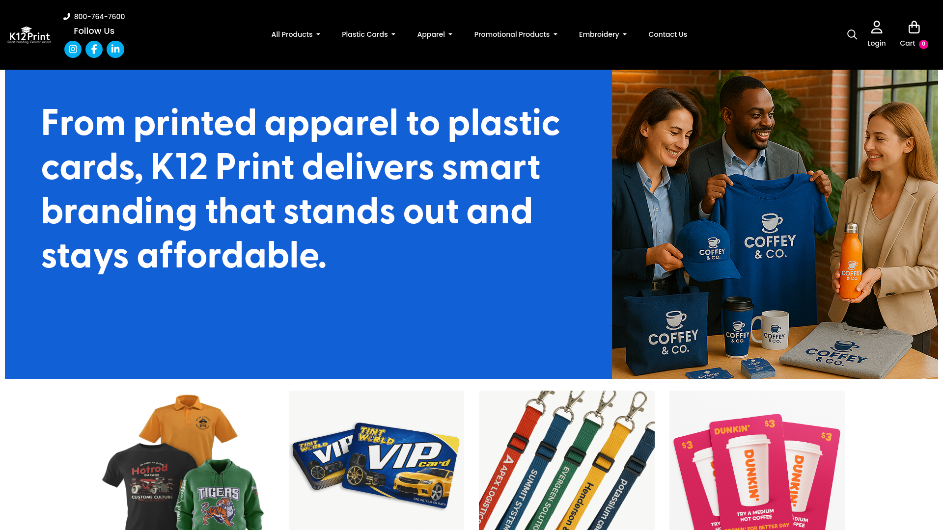 website screenshot of https://k12printshirt.com/