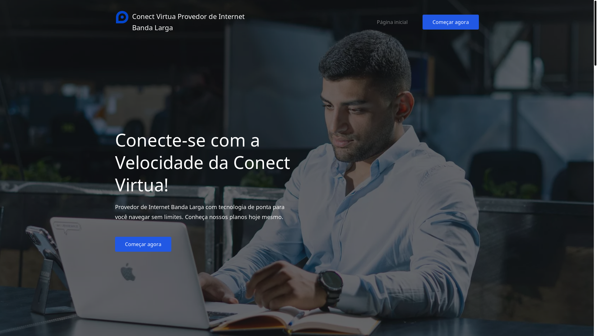 website screenshot of https://conectvirtua.store/