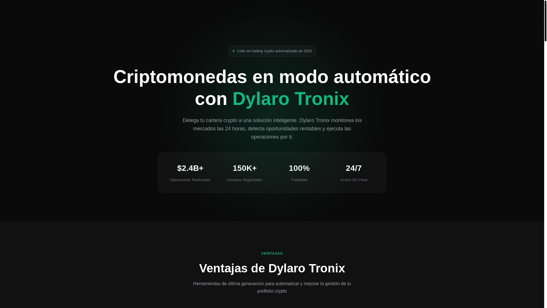 website screenshot of https://dylaro-tronix.com/