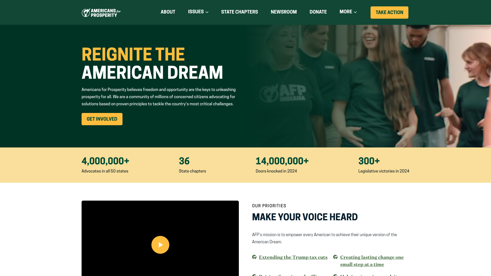 website screenshot of https://letfreedomringutah.com/
